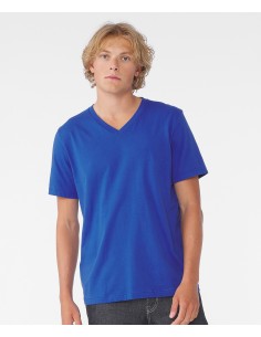 B-3005-Unisex Jersey Short Sleeve V-Neck Tee 2